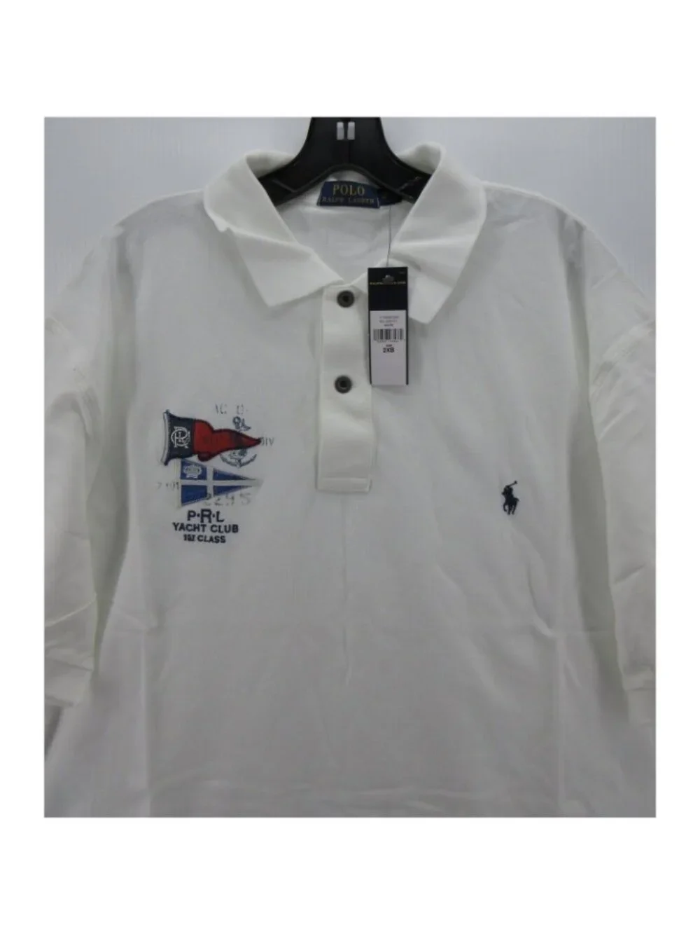 Polo Ralph Lauren Polo Shirt 2XB Big Yacht Club Nautical Crest Logo